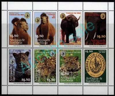 ANTIGUA 1994 FAUNA ANIMALE SALBATICE foto
