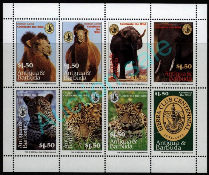 ANTIGUA 1994 FAUNA ANIMALE SALBATICE