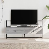 Dulap TV montat pe perete, gri sonoma, 100,5x30x51 cm, lemn