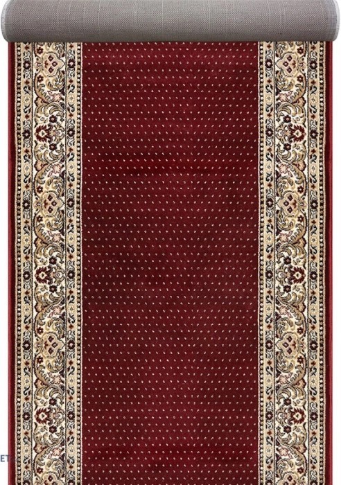 Traversa Covor, Lotos 588, Rosu, Latime 80 cm, Diverse Dimensiuni, 1800 gr/mp