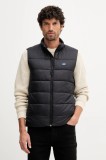 Pepe Jeans vestă culoarea negru, de tranziție, PM4027189
