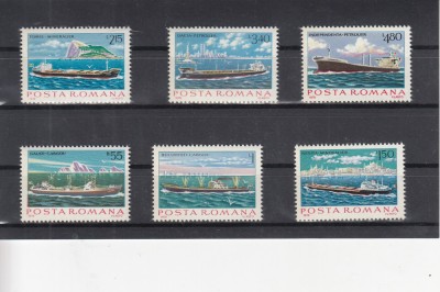 ROMANIA 1979 LP 988 NAVE MARITIME DE MARE TONAJ SERIE MNH foto