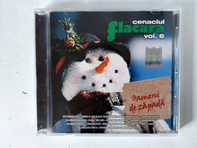 CD cenaclul Flacara vol. 6 - Oameni de zapada muzica folk Craciun foto