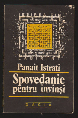 C10110 - SPOVEDANIE PENTRU INVINSI - PANAIT ISTRATI foto