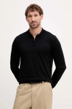 Joop! pulover de l&acirc;nă culoarea negru, light, 30047106