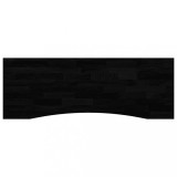 Cumpara ieftin Blat de birou maro inchis lemn masiv de stejar dreptunghiular