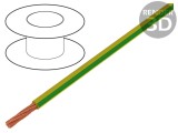 Cablu electric 4mm2 Cu PVC galben-verde 450/750V