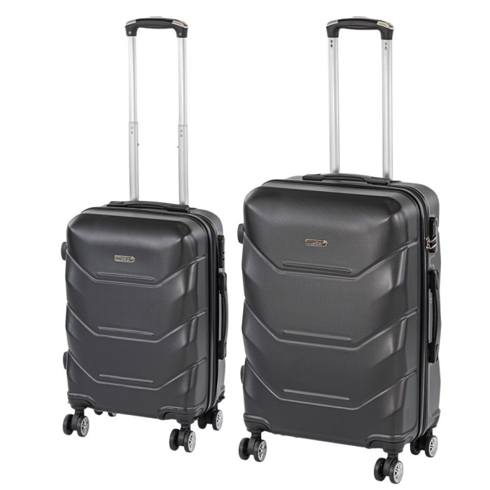 TraveLux Max V gurul&oacute;s bőr&ouml;nd szett fekete