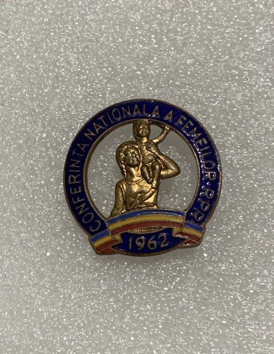Insigna conferința națională a femeilor RPR 1962