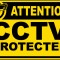 Attention CCTV Protected Sign