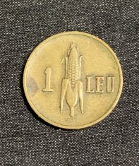 Moneda 1 leu 1940 foto