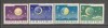 Albania.1963 Astrofizica-Cele 4 faze ale lunii dantelate SA.422, Nestampilat