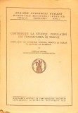 CONTRIBUTII LA STUDIUL POPULATIEI DIN TRANSILVANIA, IN TRECUT VOL.1 POPULATIA DIN JUDETELE COJOCNA, DOBACA -364366