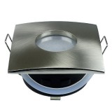 Corp spot patrat gu10 ip54 - crom mat