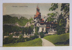 SINAIA - CASTELUL PELES , VEDERE GENERALA , CARTE POSTALA ILUSTRATA , NECIRCULATA , PERIOADA INTERBELICA foto