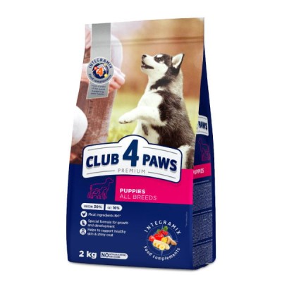 Club 4 Paws Hrana uscata catei toate rasele, 2kg foto