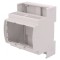 Carcasă pentru șină DIN gri 90x71.3x62mm 4 module