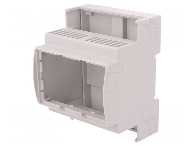 Carcasă pentru șină DIN gri 90x71.3x62mm 4 module
