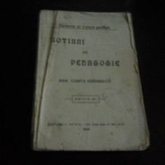 Notiuni de pedagogie-Ana Conta Kernbach, Ed. III ,1918