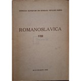 Emil Petrovici - Romanoslavica, vol. VIII (Editia: 1963)