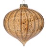 Set 4 globuri din sticla 10 cm Gold Tear, Iliadis Alexandros