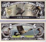 !!! SUA = FANTASY NOTE (TJ6) = HAWAI , THE NENE BIRD - 2016 - UNC