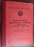 myh 112 - Regulament militar - Serviciu interior - ed 1962 - piesa de colectie