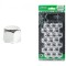 Set capace prezoane 21 mm, culoare Crom AVX-AMG21308