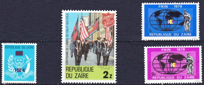 DB1 Zair Deparaiate 4 v. MNH