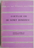 O suta de ani de sonet romanesc &ndash; Gheorghe Tomozei