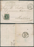 Belgium 1870 Postal History Rare Cover + Content Courtrai Malines DB.524