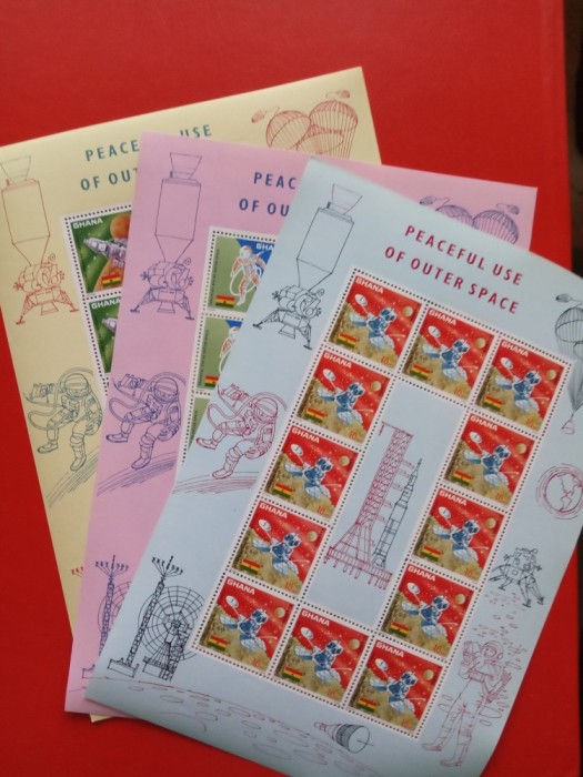 GHNA, SPACE - 3 BLOCURI MNH