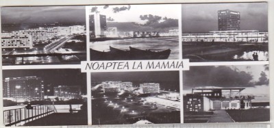 bnk cp Noaptea la Mamaia - Vedere - uzata foto
