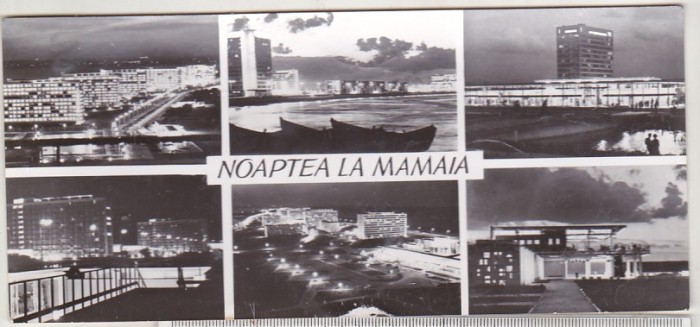 bnk cp Noaptea la Mamaia - Vedere - uzata