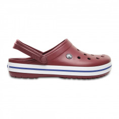 Saboti Crocs Crocband Bordo - Burgundy/White