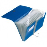 Mapa plastic expandabilă cu elastic Herlitz Easy Orga To Go A4 12 compartimente