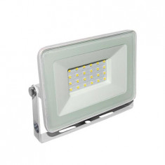 Proiector slim alb cu LED 20W 20W lumina calda 1700lm L 150mm W 110mm h 25mm