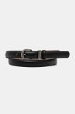 Answear Lab curea de piele femei, culoarea negru