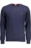 Cumpara ieftin Bluza barbati cu guler si logo bleumarin, 2XL
