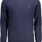 Bluza barbati cu guler si logo bleumarin, 2XL
