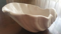 Castron, Castronel forma scoica, fructiera, centru masa portelan italian.