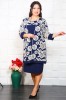 Compleu Elegant 2 piese Rochie si Cardigan Floral CelestMarimea, Yves