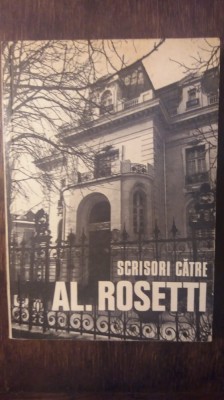 SCRISORI CATRE AL. ROSETTI foto