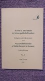 Accesul la informatiile de interes public in Romania. Vol II, 2006, 336 pag