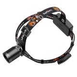 Lanterna LED pentru cap Superfire HL53, Zoom, 180lm, 400m, 2 2000mAh, incarcare USB, Supfire