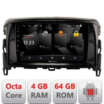 Navigatie Mitsubishi Eclipse Cross 2017- Android radio gps internet quad core 4+64 carplay android auto CarStore Technology