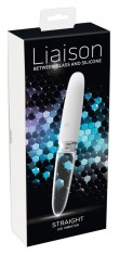 Vibrator drept cu 10 moduri de vibrație Straight LED Vibrator (17.7 cm)