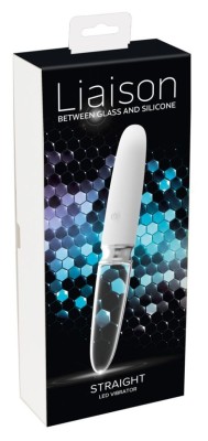 Vibrator drept cu 10 moduri de vibrație Straight LED Vibrator (17.7 cm) foto