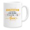 Cana alba personalizata &quot;Gravitation is not responsible for people falling in love&quot;, INOVATIX&reg;. 330ml