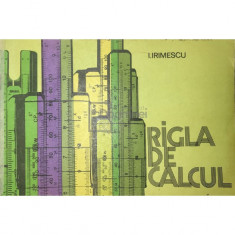 I. Irimescu - Rigla de calcul (editia 1978)